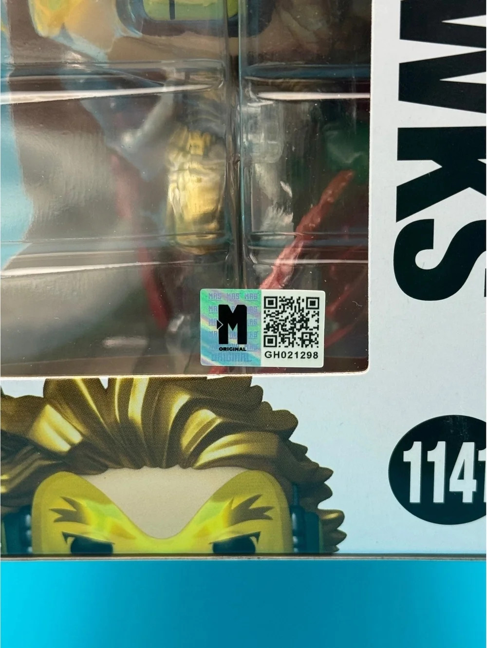 Zeno Robinson signed Hawks MHA LE 3500 Metallic Funko pop with MAS COA